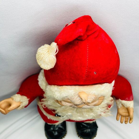 1950s Rushton Company Star Creation Stuffed Coca-Cola Santa Claus - Picture 12 of 15